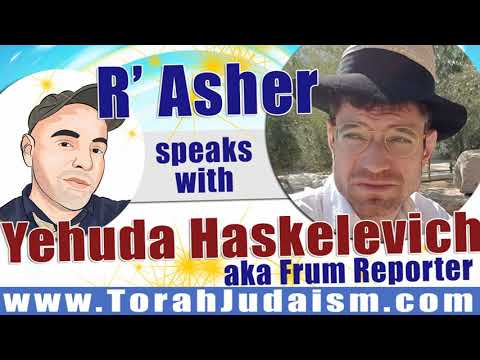 R’ Asher speaks with Yehuda Haskelevich
