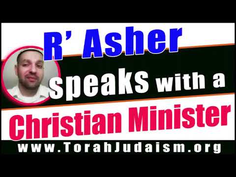 R’ Asher speaks with a Christian Minister