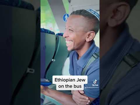 Ethiopian Jew on the Bus