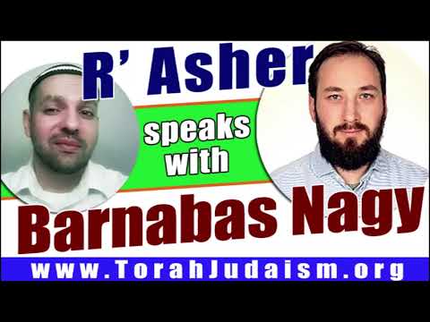 R’ Asher speaks with Barnabas Nagy