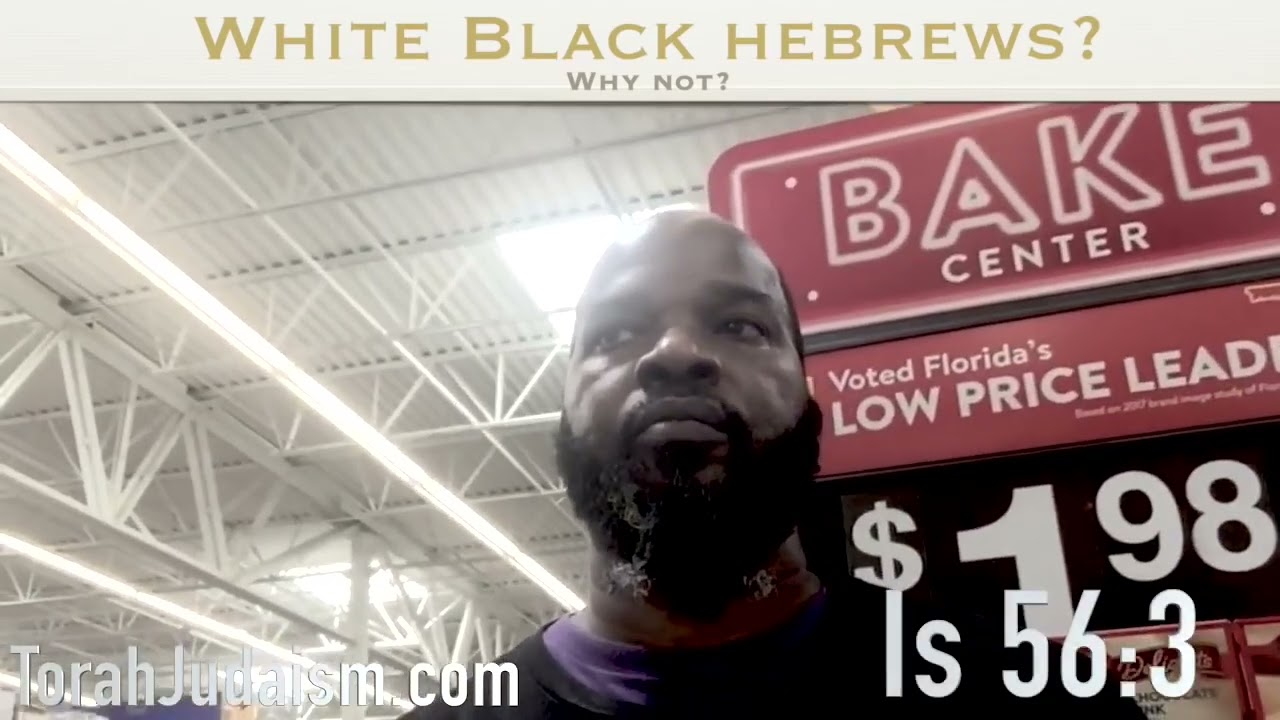 R’ Asher speaks with a Black Hebrew Israelite in walmart