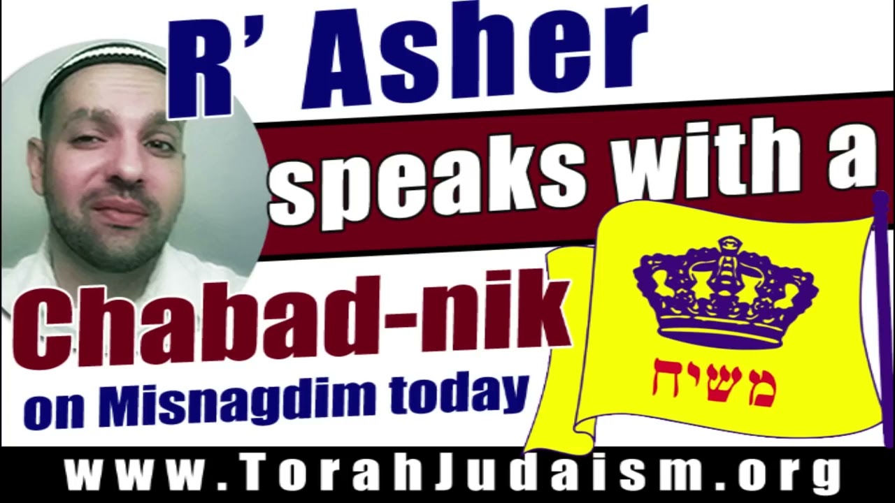 R’ Asher speaks to a Chabad nik