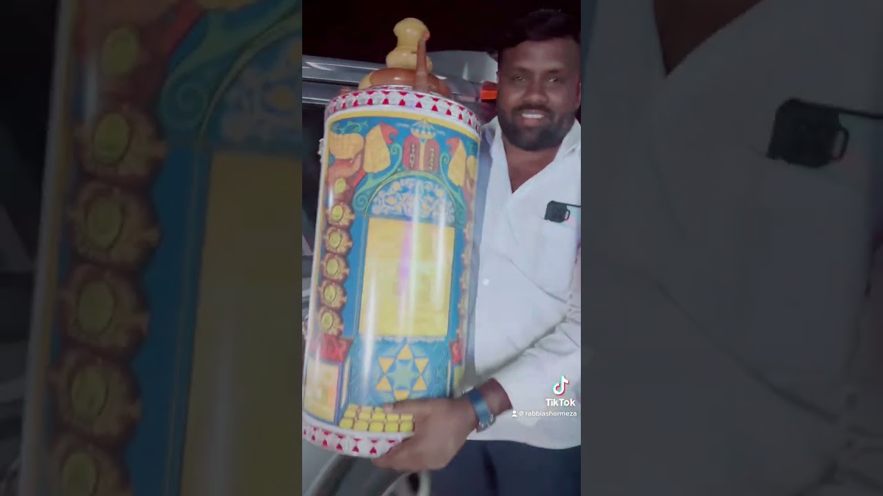 Torah arriving in Tamil Nadu, India
