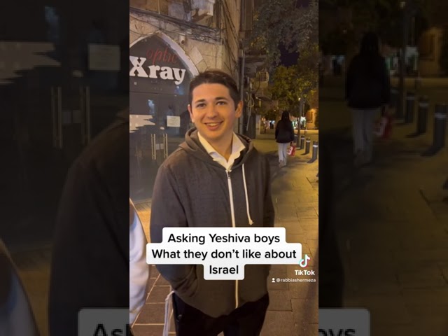 Asking Yeshiva boys about Israel!