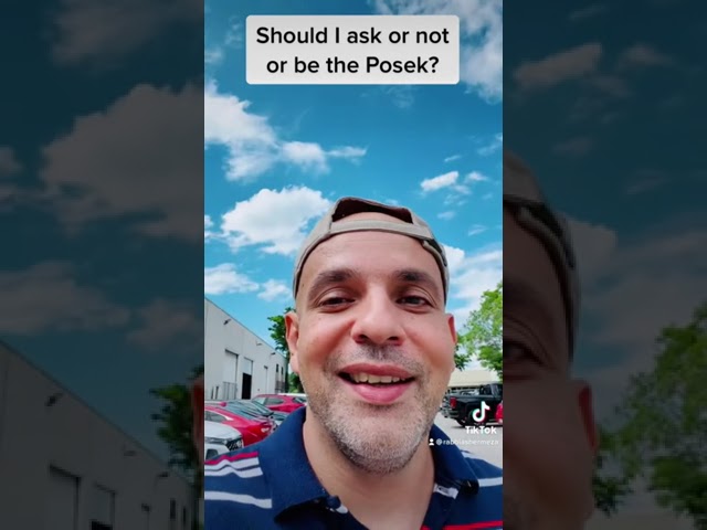 To ask a Rabbi or not