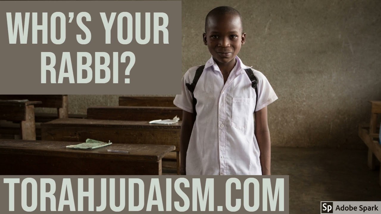 Who’s your Rabbi?