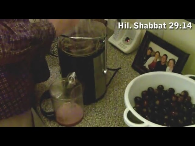 How to make Kiddush Wine Juice (non Mevushal)
