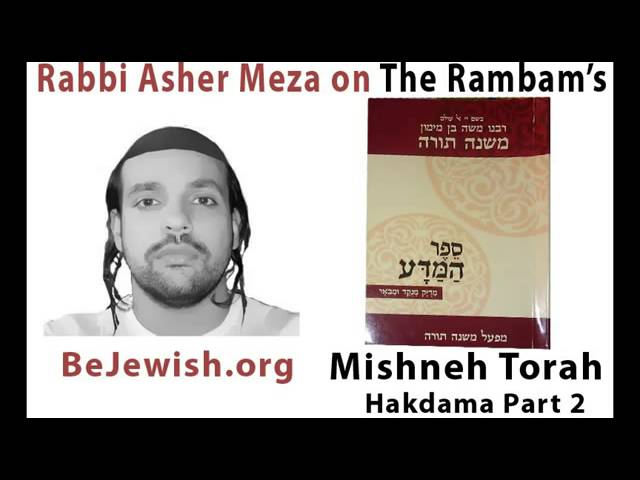 Mishneh Torah   Hakdama pt2
