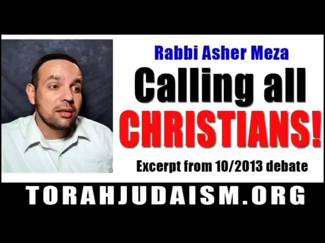Rabbi is Calling all Christians!