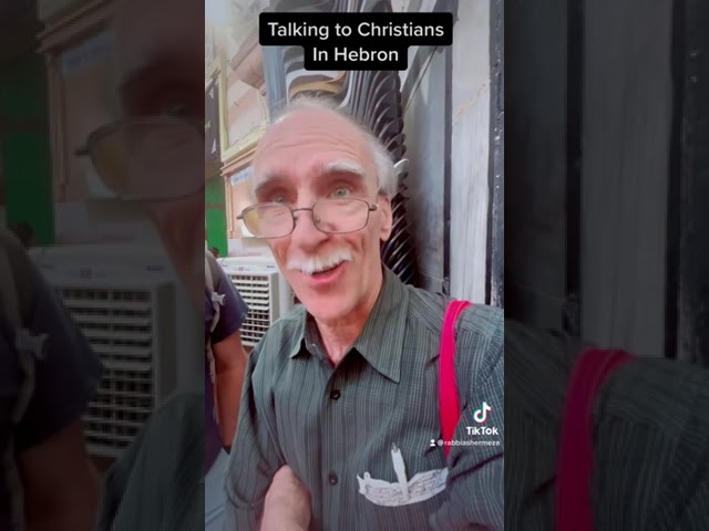 Talking to Christians in Hebron