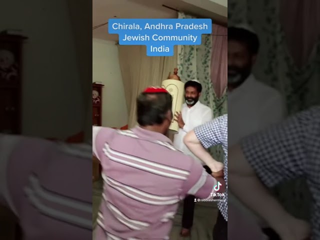 Torah scroll in India