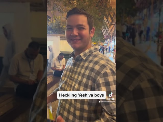 Heckling Yeshiva Boys