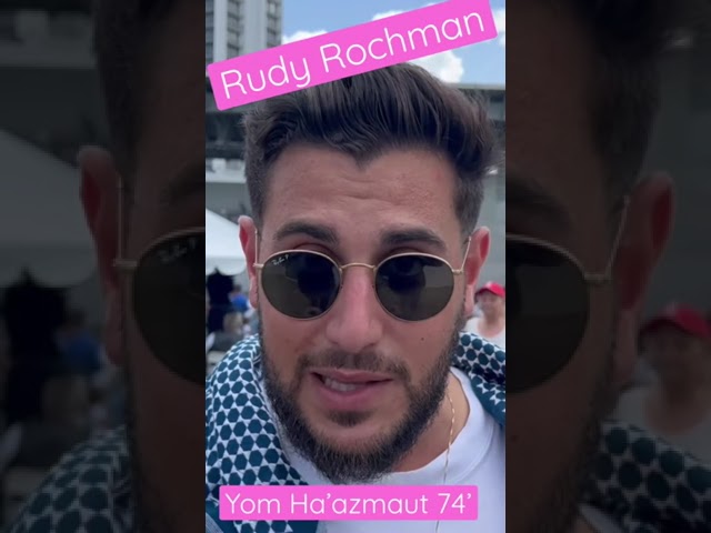R’ Asher speaks wirh Rudy Rochman