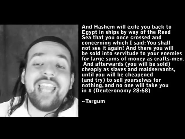 Proof   Israel taken to Egypt by Slave Ships