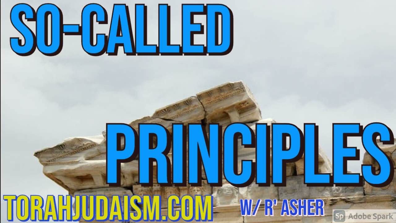 So called principles