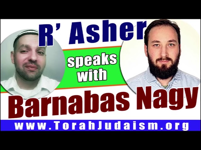 R’ Asher speaks with Barnabas Nagy