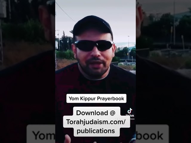 Free Yom Kippur prayer book