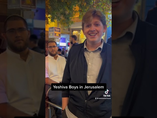 Yeshiva boys in Jerusalem