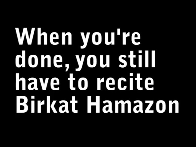 Hamotzi without washing