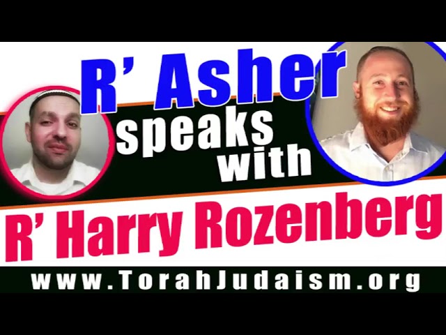 R’ Asher speaks to R’ Harry Rozenberg