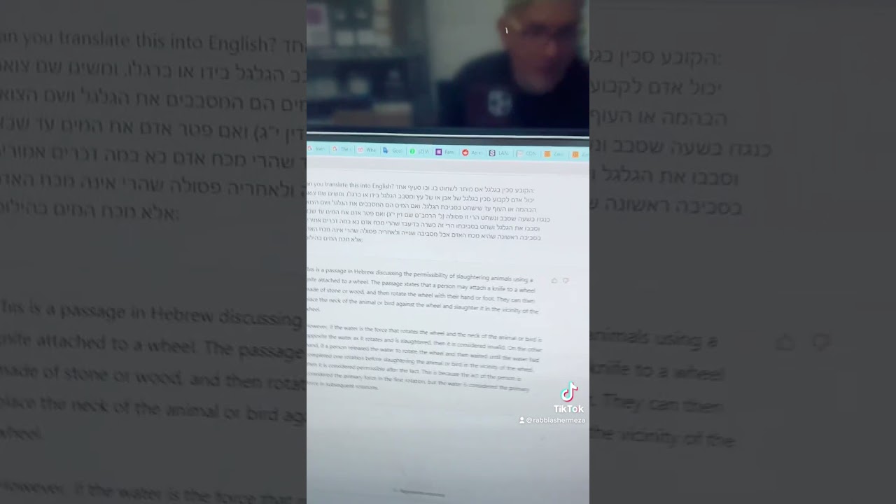 Translating Torah with ChatGpt