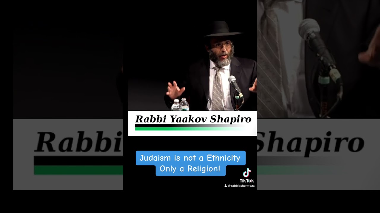 Judaism is only a religion