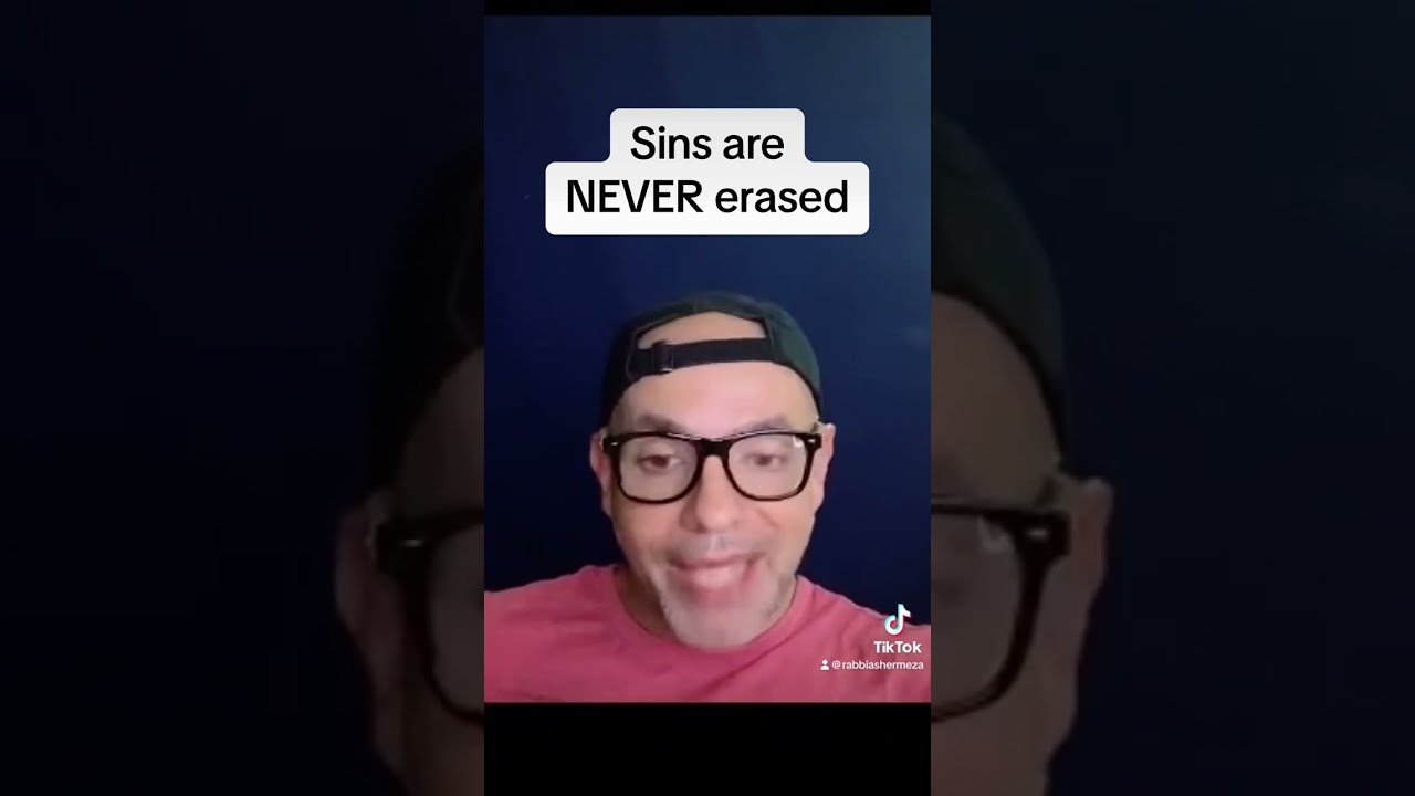 Sins are never erased