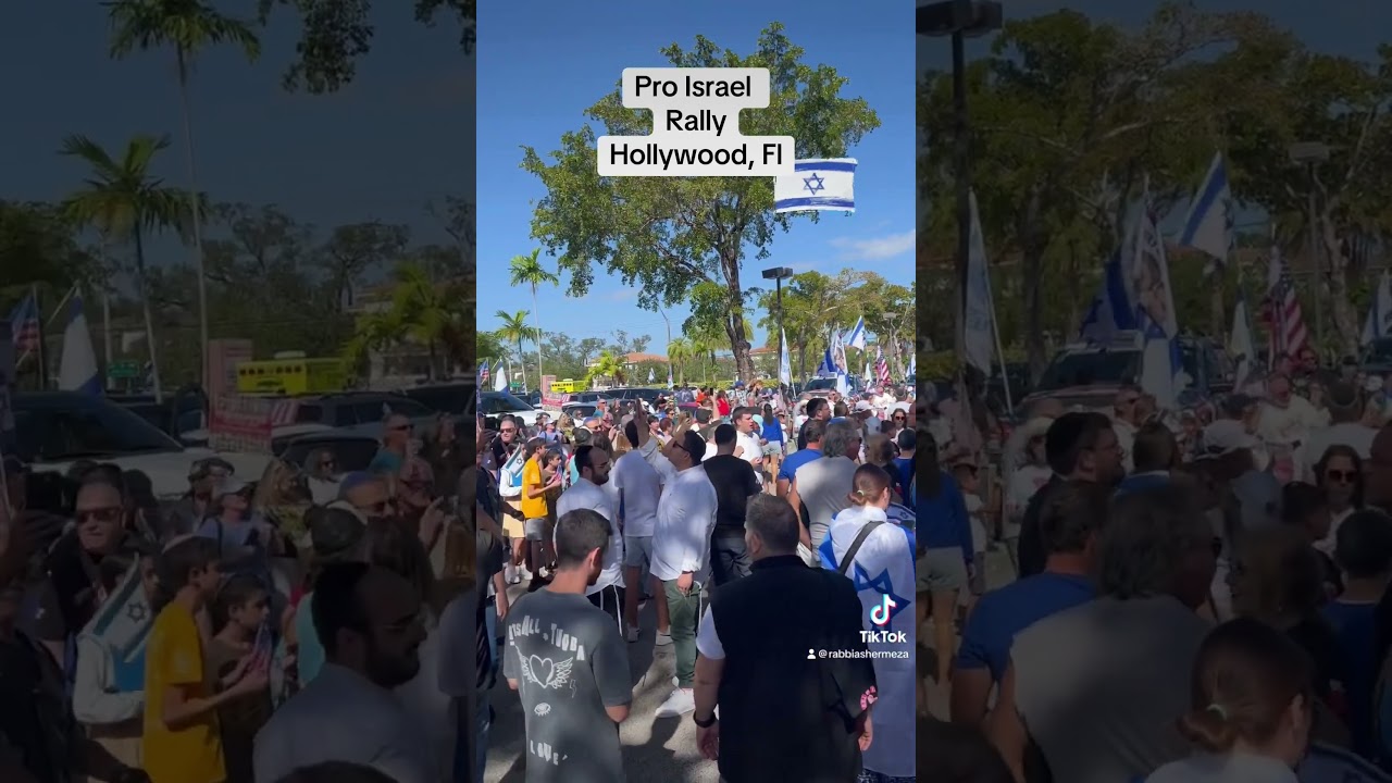 Israel rally south Florida