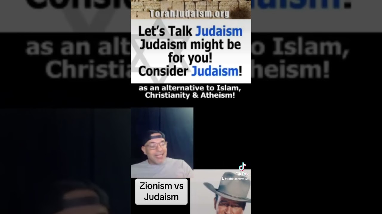 Judaism versus Zionism