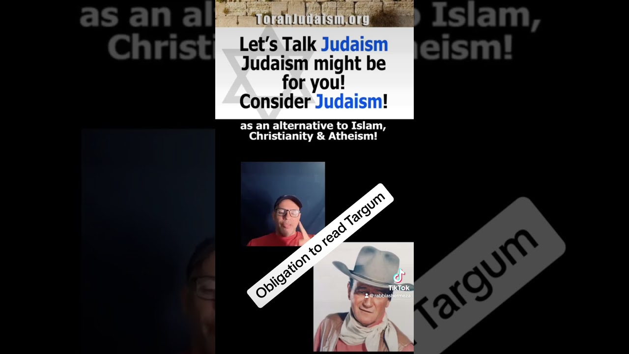 Obligation to read Targum