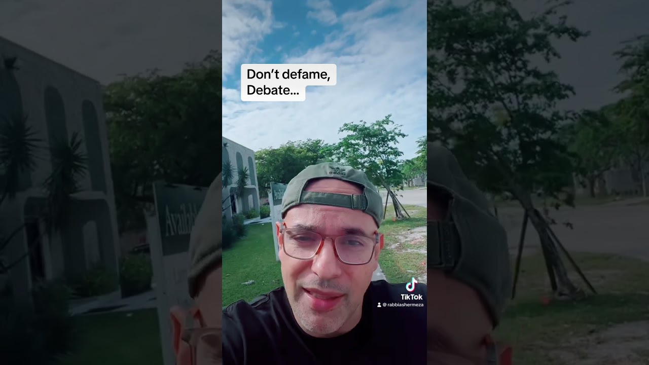 Don’t defame, debate!
