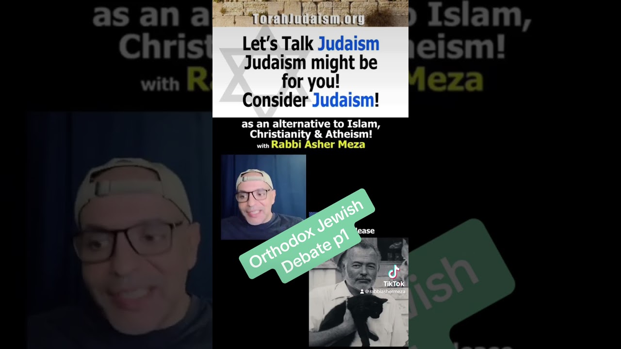 Orthodox Jewish debate pt1