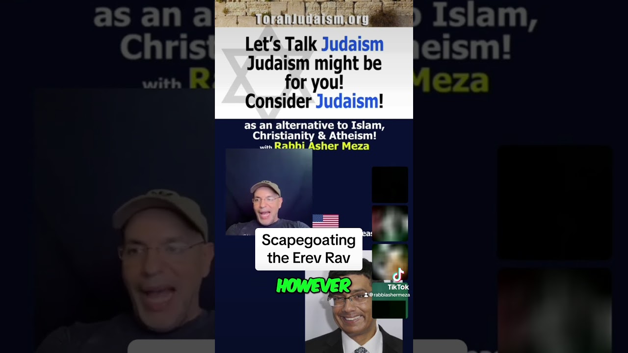 Scapegoating the Erev Rav