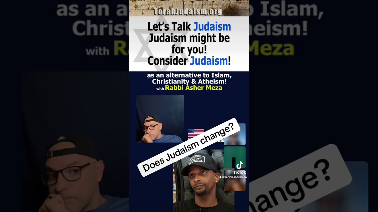 Does Judaism change