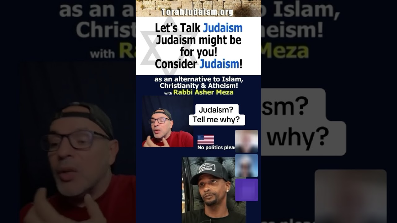 Judaism? Tell me why