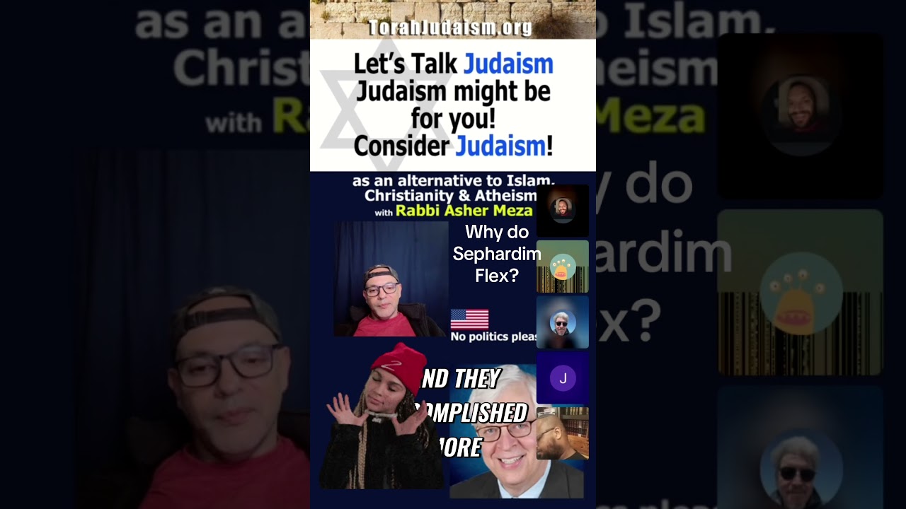 Why do Sephardim flex?