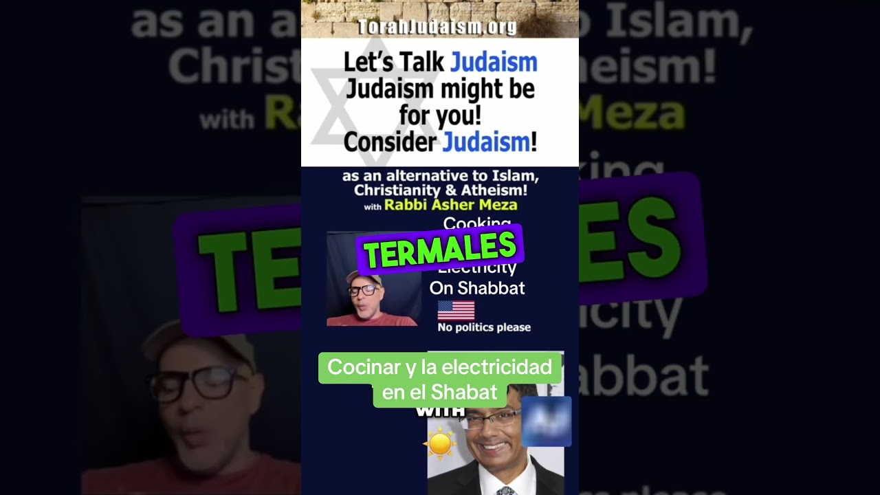 Cocinar y electricidad en Shabat #judaismo #torah #jalaja