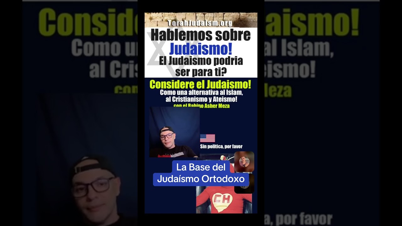 La Base del Judaísmo Ortodoxo #JudaísmoOrtodoxo #Judaísmo #Torá #DiosDeIsrael #LeyJudía #FeJudía