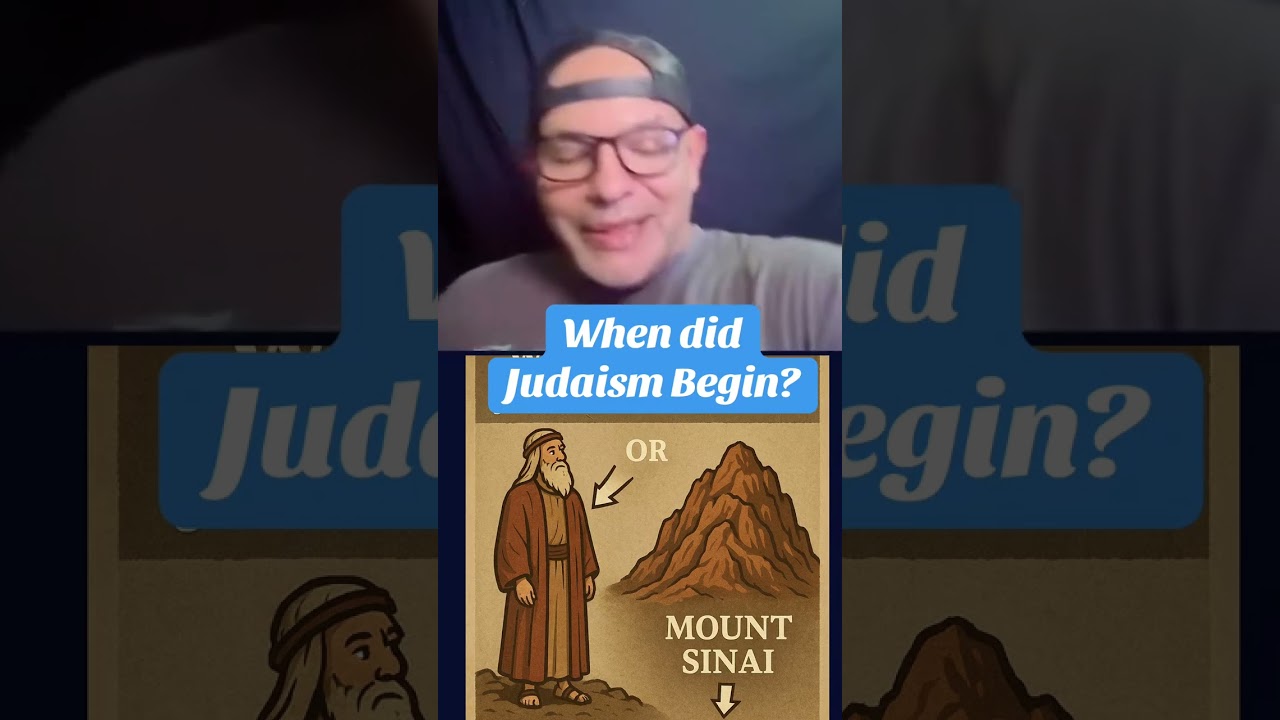 When did Judaism Begin? • #JudaismExplained • #AbrahamOrSinai • #JewishHistory • #TorahStudy •
