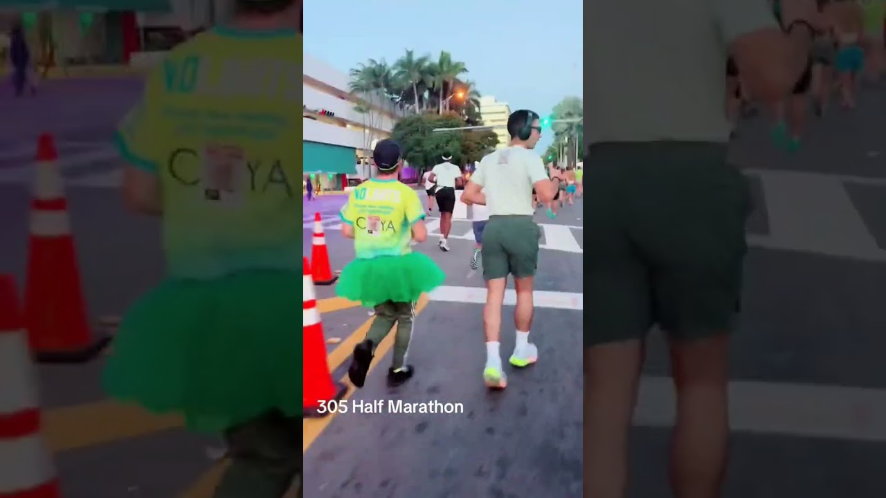 305 Half Marathon #ashermeza #miami #runmiami