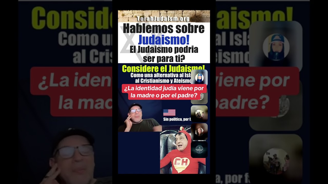 ¿La identidad judía viene por la madre o por el padre? • #IdentidadJudía • #Judaísmo •