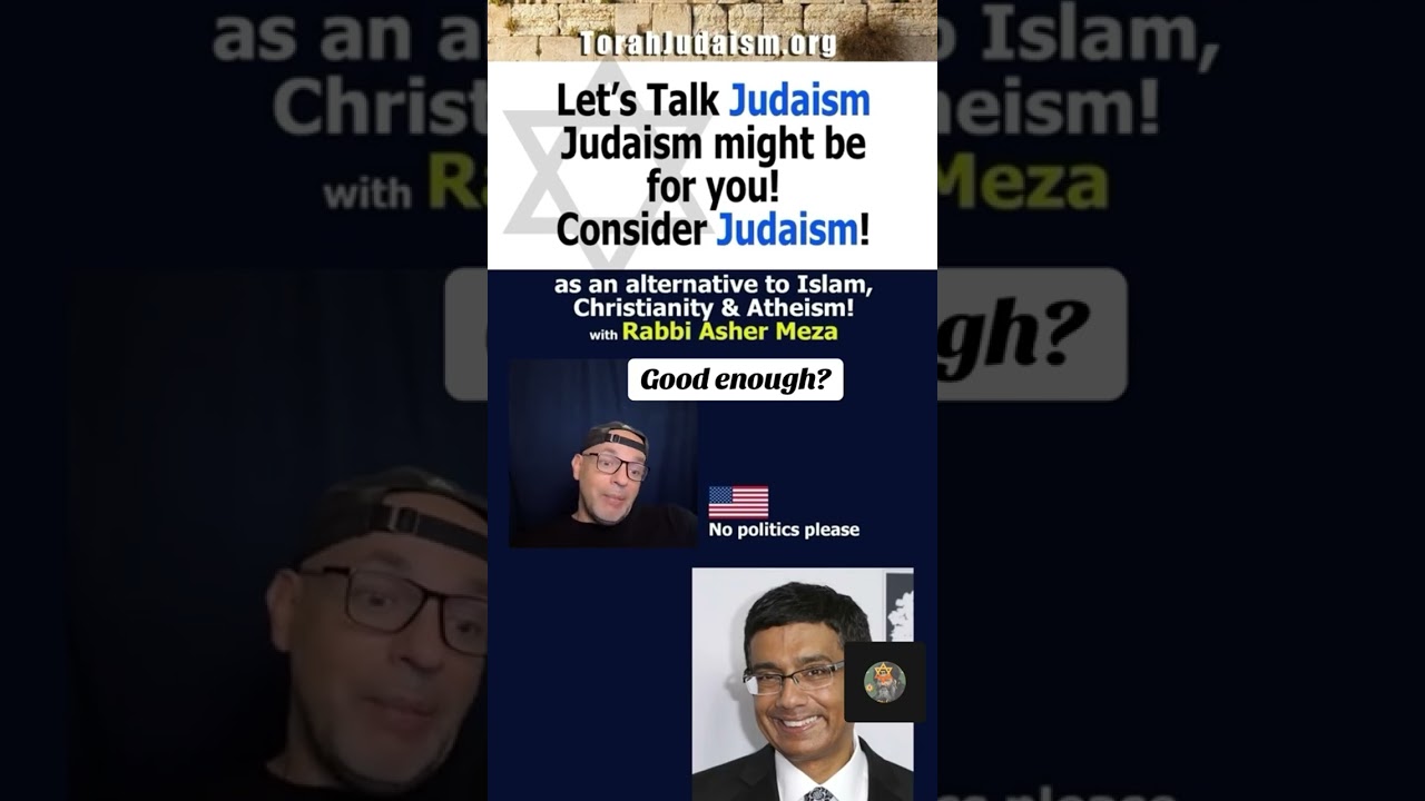 Good enough in Judaism #ashermeza #jewish #israel #chabad #debate #judaism #LIVE
