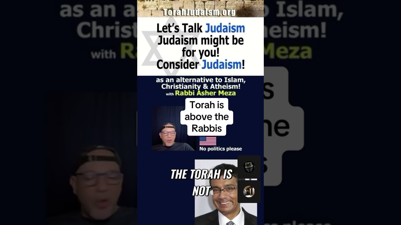 Torah is above the Rabbis #ashermeza #jewish #israel #chabad #judaism #debate #Torah #litvish