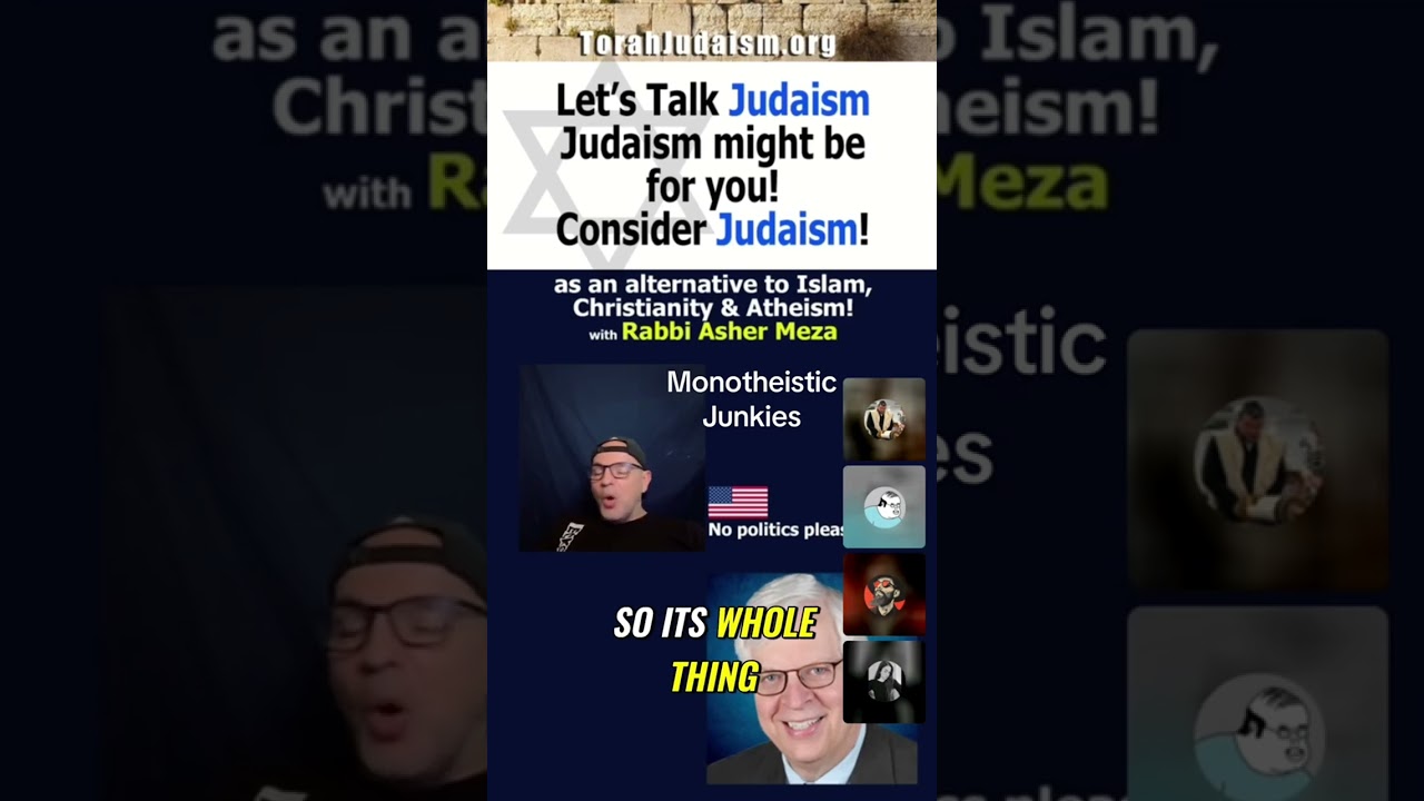 Monotheistic vs Judaism #judaism #torah #conversion #ashermeza #mikva