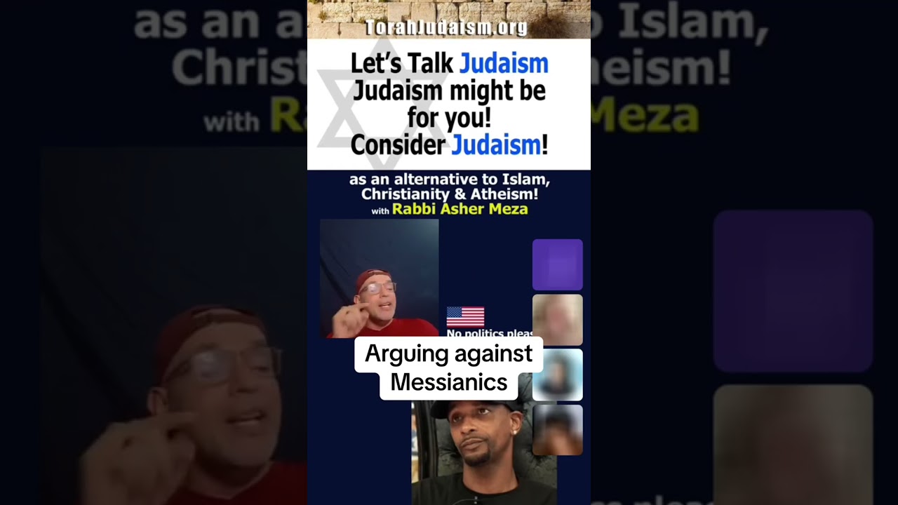 Arguing against Messianics #ashermeza #israel #jewish #rambam #gaza #gentiles #jerusalem #halacha