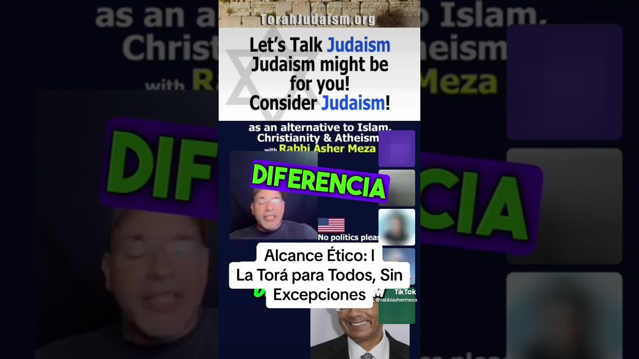 Alcance Ético: La Torá para Todos, Sin Excepciones #tora #judaismo #judio #jabad #ashermeza