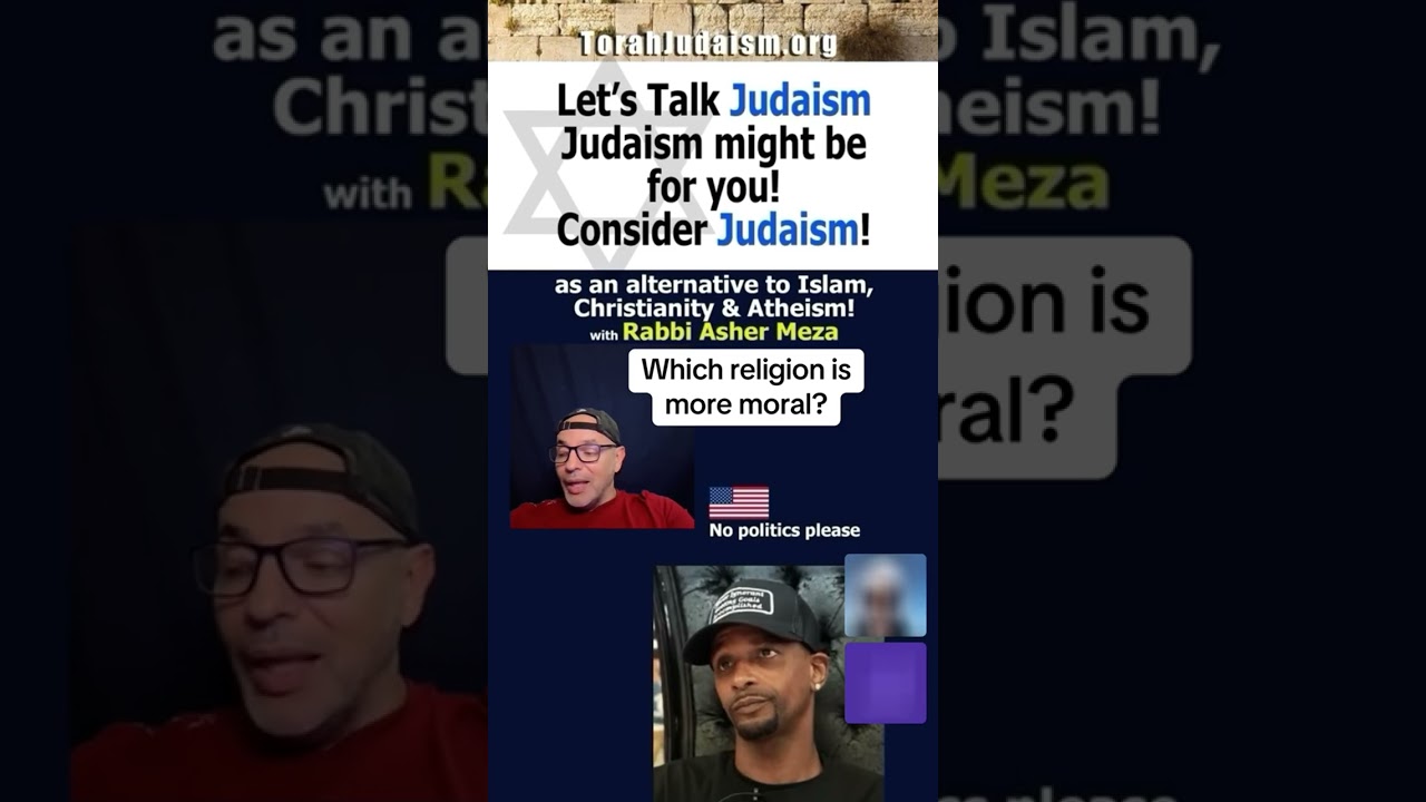 #LIVEhighlights #TikTokLIVE #LIVE Which religion is more moral? Judaism #ashermeza #chabad #judaism