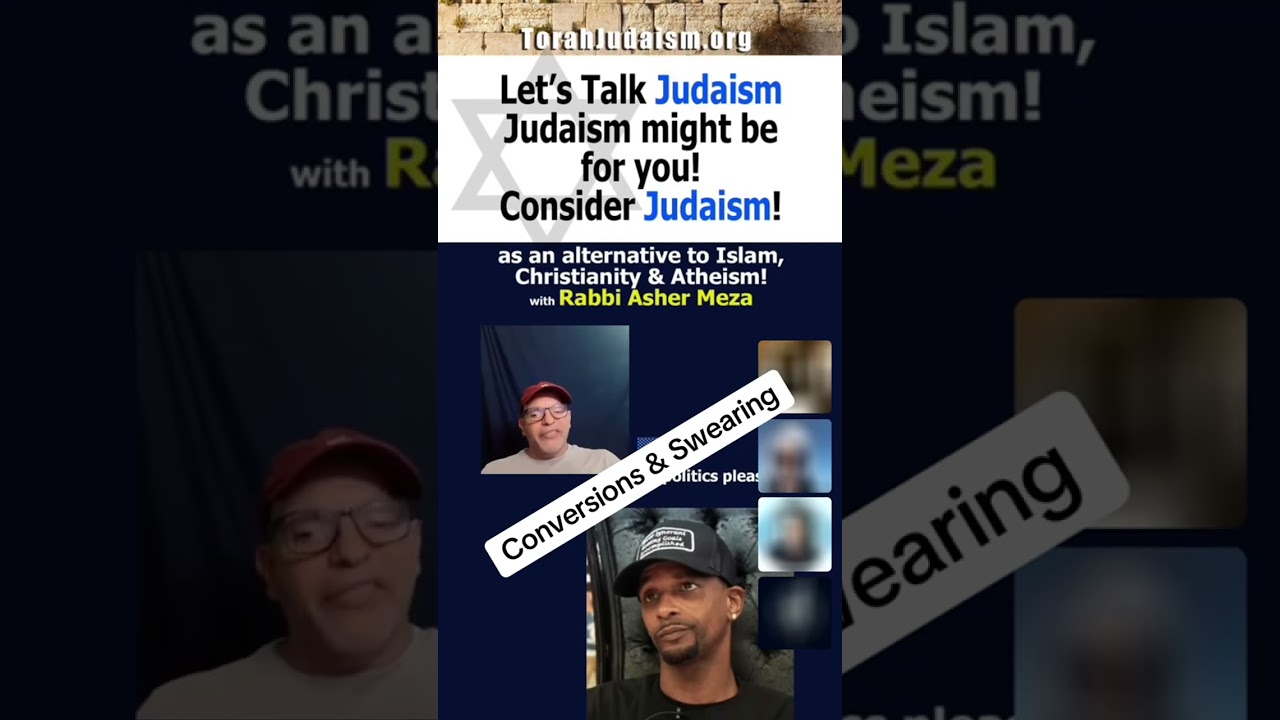 Conversions & Swearing in Judaism #israel #jewish #debating #rambam #judaism #ashermeza #torah