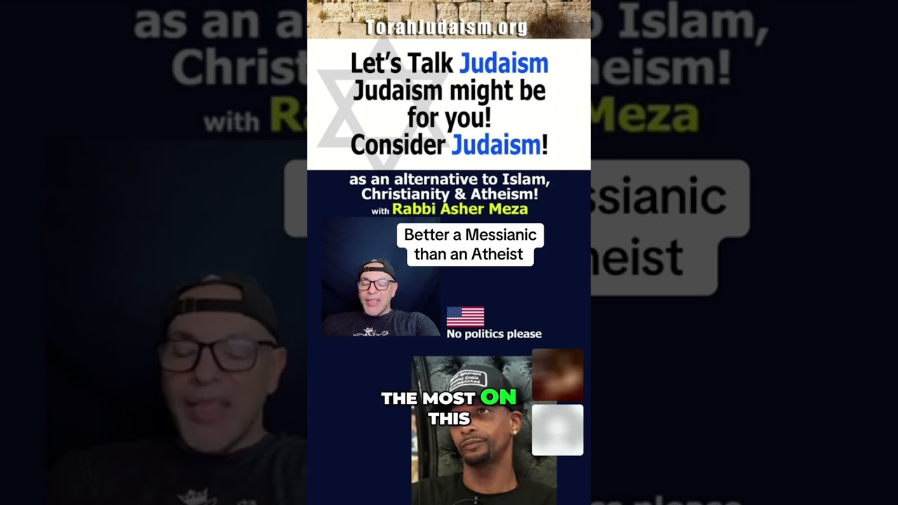 Better a Messianic than an Atheist #ashermeza #israel #torah #jerusalem #conversion #jewish #chabad