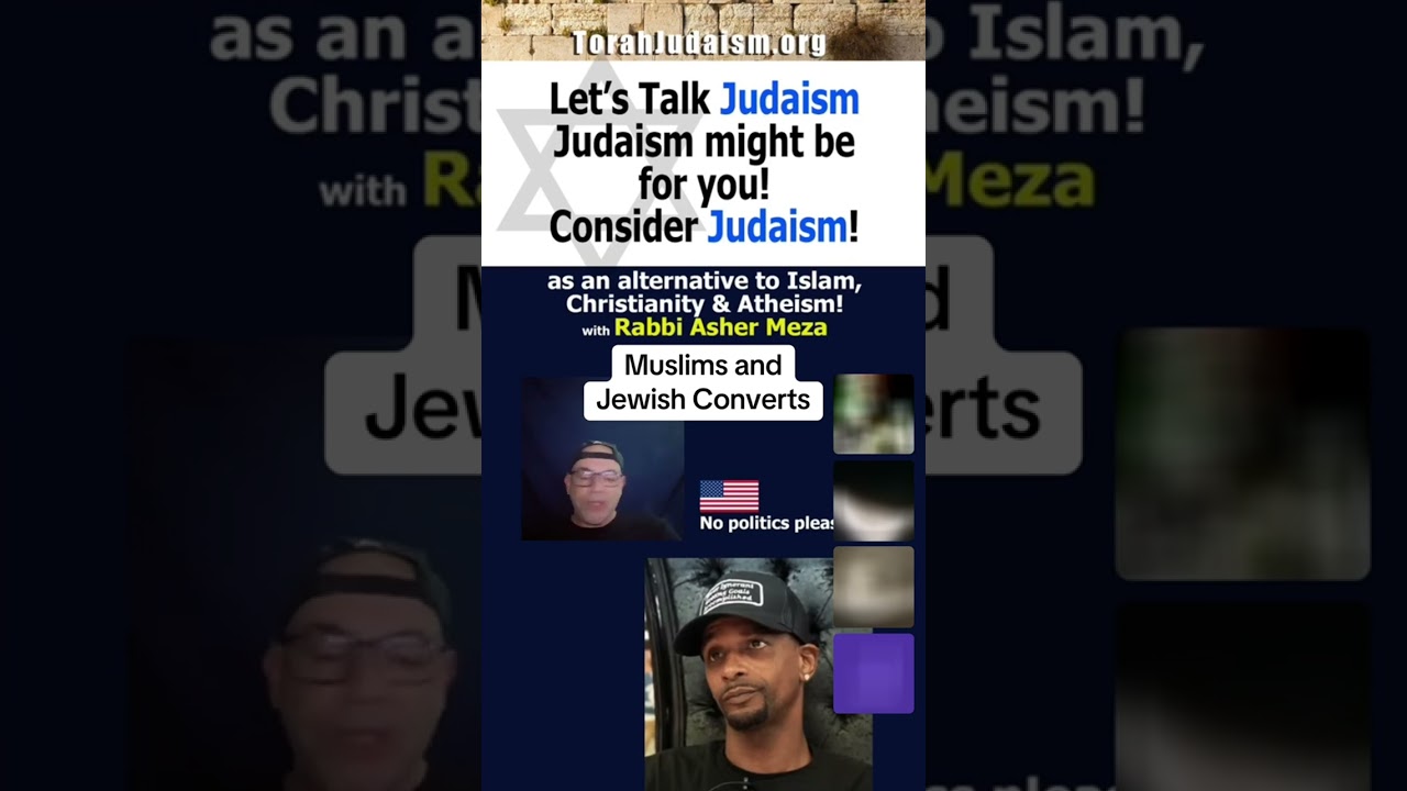 Muslims and Jewish Converts #ashermeza #chabad #jewish #israel #torah #jerusalem #rambam #islam